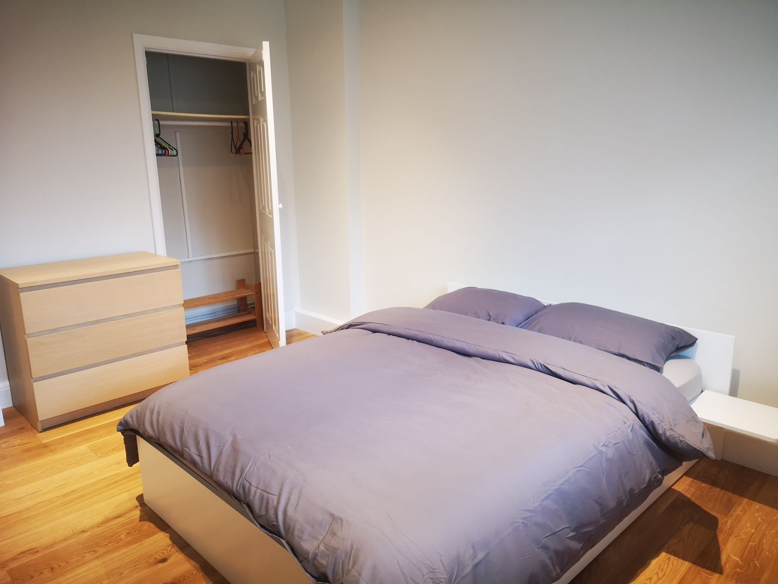 Bedroom three with built-in wardrobe — N10 2EU Muswell Hill